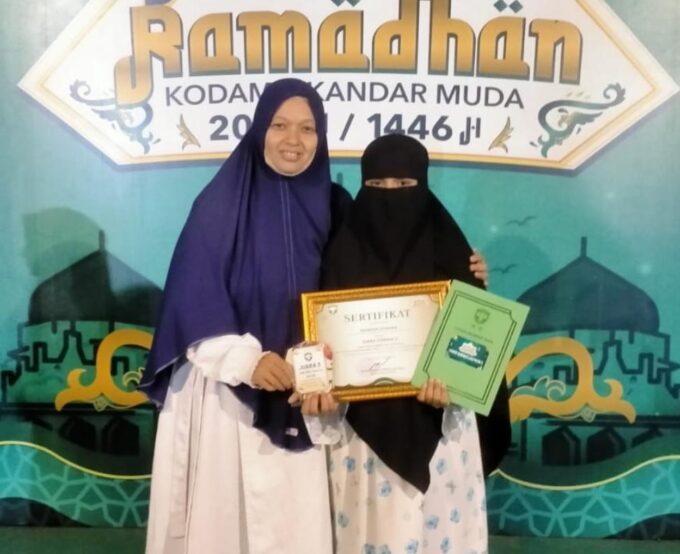 Raishah Syakirah, Siswa MTs Ma’had Shafwatul Quran Wakili Khafilah Banda Aceh di MTQ Aceh 2025